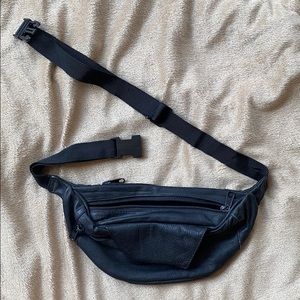 Vintage Black Belly Bag